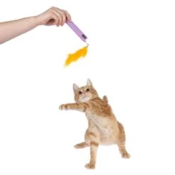 TIAKI Pompom Cat Dangler Toy With LED Pointer 1 Toy 6 TIAKI Pompom Cat Dangler Toy With LED Pointer 1 Toy -Zooplus Store 501729 tiaki led cat teaser pompom cat fg 1119 1