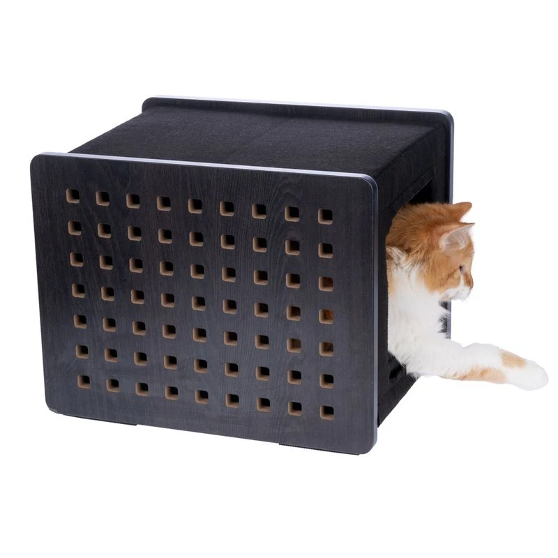 Modern Living San Francisco Den White Modern Living San Francisco Den White -Zooplus Store 505766 san francisco cave black cat fg 3959 6