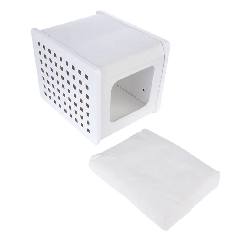 Modern Living San Francisco Den White Modern Living San Francisco Den White -Zooplus Store 505767 san francisco cave white fg 3568 3