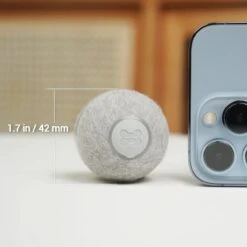 Cheerble Wicked Ball Electronic Cat Toy – Grey 1 Toy -Zooplus Store 513653 cheerble ball hs 7 6