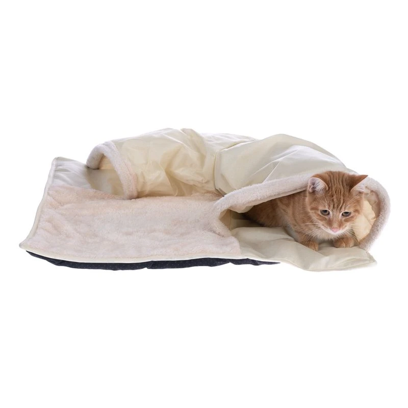 TIAKI Beige Tunnel Mat approx. 68 x 68 x 20 cm (L x W x H) TIAKI Beige Tunnel Mat Approx. 68 X 68 X 20 Cm (L X W X H) -Zooplus Store 513665 tiaki beige tunnel mat fg 2668 3