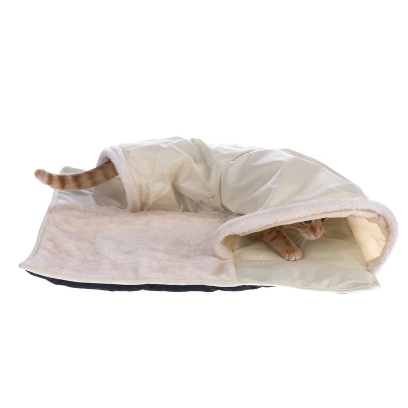 TIAKI Beige Tunnel Mat approx. 68 x 68 x 20 cm (L x W x H) TIAKI Beige Tunnel Mat Approx. 68 X 68 X 20 Cm (L X W X H) -Zooplus Store 513665 tiaki beige tunnel mat fg 2673 0