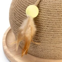 Designed By Lotte Wooden Scratching Ball With Ball Track 29.5 X 22cm (W X H) -Zooplus Store 518103 designed by lotte holz mit spielball hs 02 9