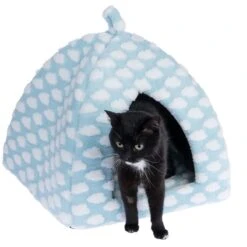 Zooplus Basics Fluffy Cat Cave Pink -Zooplus Store 523298 fluffy colourful cave cat fg 1009 4 1