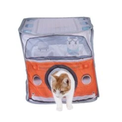 TIAKI Campervan Cat Tunnel 52 X 38 X 38 Cm (L X W X H) 2 TIAKI Campervan Cat Tunnel 52 X 38 X 38 Cm (L X W X H) -Zooplus Store 524500 tiaki van cat tent cat fg 7347 9