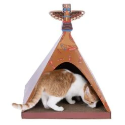 Modern Living Idaho Cat Tent 45 X 45 X 55 Cm (L X W X H) 11 Modern Living Idaho Cat Tent 45 X 45 X 55 Cm (L X W X H) -Zooplus Store 524798 ml idaho scratcher tent fg 7302 0