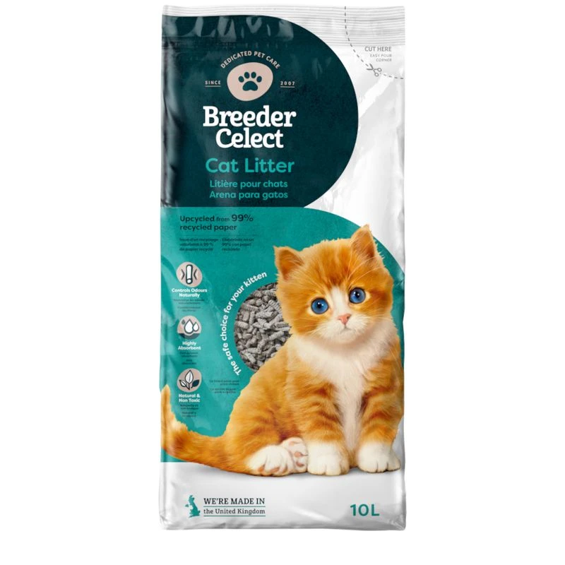 Breeder Celect Paper Cat Litter 10l Breeder Celect Paper Cat Litter 10l -Zooplus Store 525596 pla breeder celect papier katzenstreu 10l hs 2 1 4