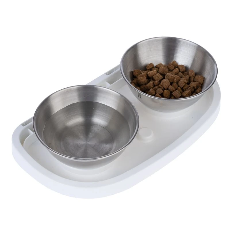 Modern Living Houston Multi-Position Double Bowl 2 x 500ml Modern Living Houston Multi-Position Double Bowl 2 X 500ml -Zooplus Store 539897 ml multi postion double bowl houston fg 5656 3