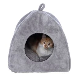 Zooplus Basics Cat Den 43 X 43 X 41 Cm (L X W X H) -Zooplus Store 544601 zooplus basics cat cave grey cat fg 3675 9