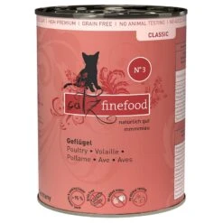 Catz Finefood Can 6 X 400g Salmon & Poultry