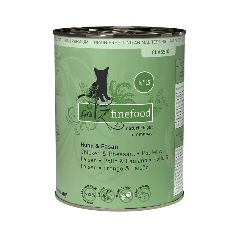 catz finefood Can 6 x 400g Lamb & Rabbit Catz Finefood Can 6 X 400g Lamb & Rabbit -Zooplus Store 57243 pla petsnature catzfinefood huhfasan 6x400g hs 01 6 6