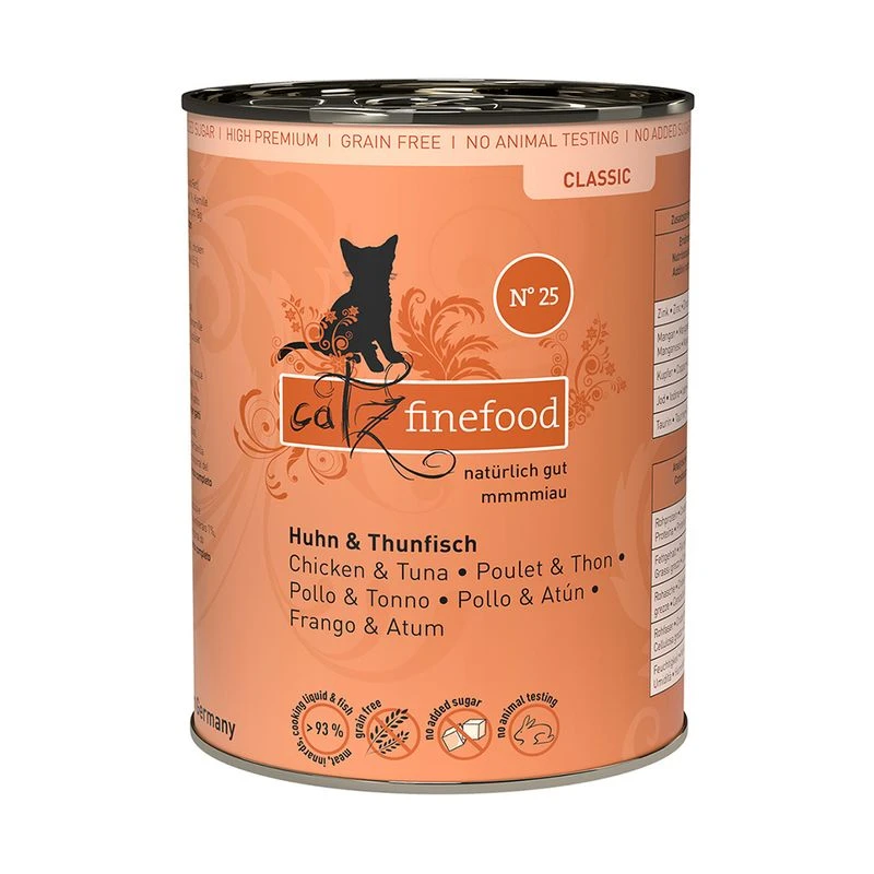 catz finefood Can 6 x 400g Salmon & Poultry Catz Finefood Can 6 X 400g Salmon & Poultry -Zooplus Store 57245 pla petsnature catzfinefood huhthunfisch 6x400g hs 01 5 3