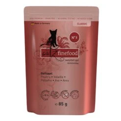 Catz Finefood Pouch 8 X 85g Beef & Duck 5 Catz Finefood Pouch 8 X 85g Beef & Duck -Zooplus Store 57340 pla catzfinefood gefluegel 85g hs 01 2 1