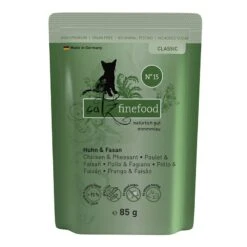 Catz Finefood Pouch 8 X 85g Beef & Duck 3 Catz Finefood Pouch 8 X 85g Beef & Duck -Zooplus Store 57346 pla catzfinefood huhnfasan 85g hs 01 6 1