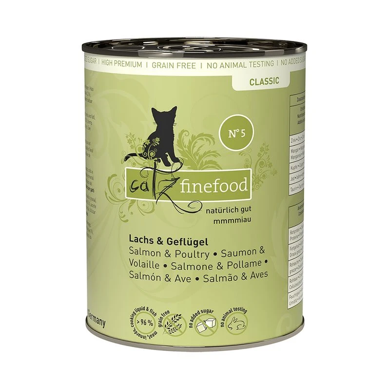 catz finefood Can 6 x 400g Beef & Veal Catz Finefood Can 6 X 400g Beef & Veal -Zooplus Store 57362 pla petsnature catzfinefood lachsgefluegel 6x400g hs 01 4 4
