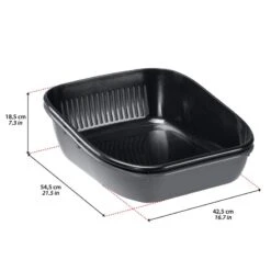 Ferplast Antibacterial Cat Litter Tray Birba Sanitised Grey / Black -Zooplus Store 574496 ferplast katzentoilette hs 04 7