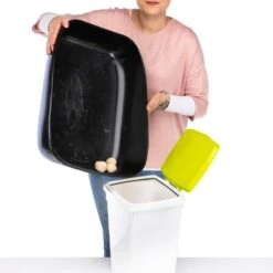 Ferplast Antibacterial Cat Litter Tray Birba Sanitised Grey / Black -Zooplus Store 574496 ferplast katzentoilette hs 06 2