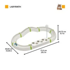 Ferplast Labyrinth Play Rail Spare Balls - 2 Balls 4 Ferplast Labyrinth Play Rail Spare Balls - 2 Balls -Zooplus Store 574897 ferplast spielschiene labyrinth hs 04 4 1