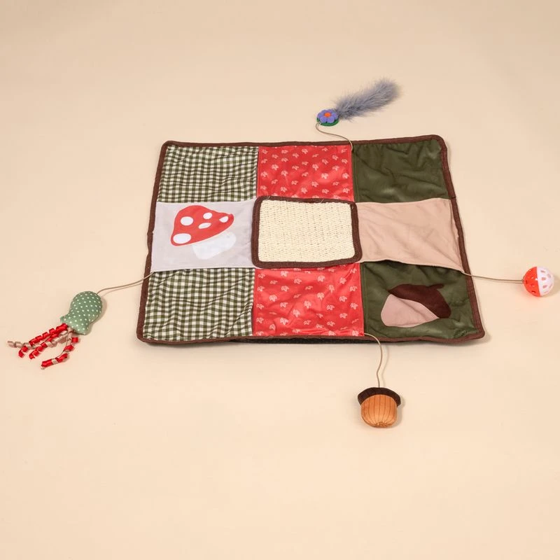 TIAKI Autumn Interactive Play Mat for Cats 1 Mat TIAKI Autumn Interactive Play Mat For Cats 1 Mat -Zooplus Store 586399 tiaki cat autumn interactive mat fg 1883 5