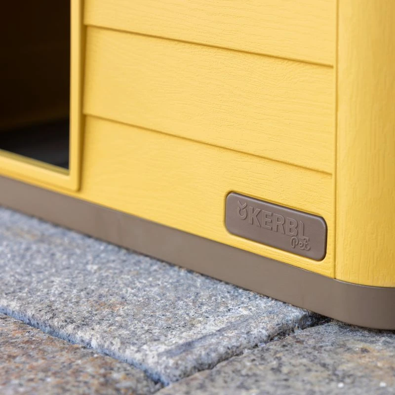 Kerbl Pet Paola Eco Cat House Yellow/ Black: 60 X 51 X 41cm (L X W X H) -Zooplus Store 607742 kerbl katzenhaus paola eco 60x51x41cm honey schwarz 1000x1000 hs 03 1 1
