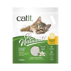 Catit Go Natural! Bamboo Cat Litter Vanilla-Scented Economy Pack: 2 X 1.4kg