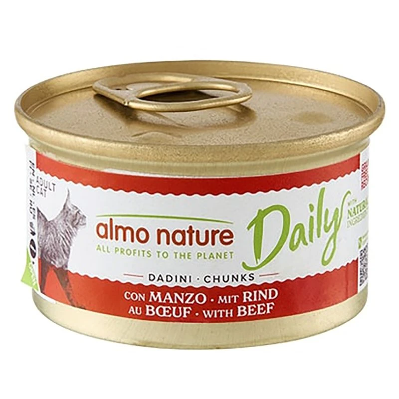Almo Nature Daily Menu Saver Pack 12 x 85g Chunks with Beef Almo Nature Daily Menu Saver Pack 12 X 85g Chunks With Beef -Zooplus Store 62854 pla almo nature hs 07 2 2