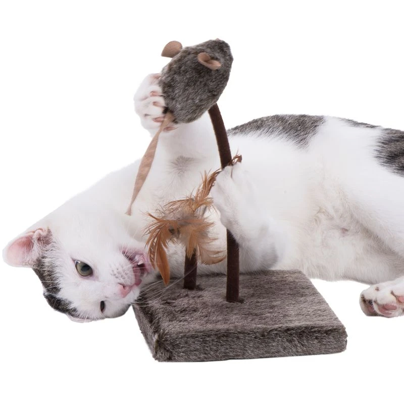 Wild Mouse Cat Toy Set with Sounds & LEDs 2 Piece Set Wild Mouse Cat Toy Set With Sounds & LEDs 2 Piece Set -Zooplus Store 67335 sincerepet katzenspielbrett wild mouse fg 7722 3