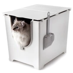 Modkat Flip Cat Litter Box 3 X Replacement Removable Inserts -Zooplus Store 69620 pla modko katzentoiletteflip main image 5