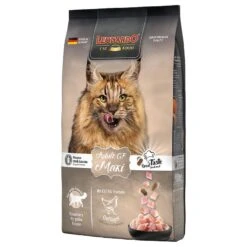 Leonardo Dry Cat Food Economy Packs Adult Duck (2 X 15kg) -Zooplus Store 70563 pla leonardo maxigf 7kg 1