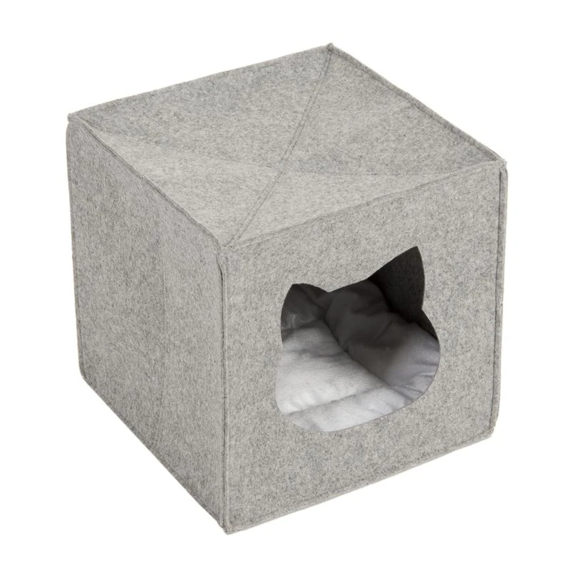 Felt Cat Den for Shelves 33 x 33 x 33 cm (L x W x H) Felt Cat Den For Shelves 33 X 33 X 33 Cm (L X W X H) -Zooplus Store 70615 pla katzenhoehle f regale aus filz fg 5215 8