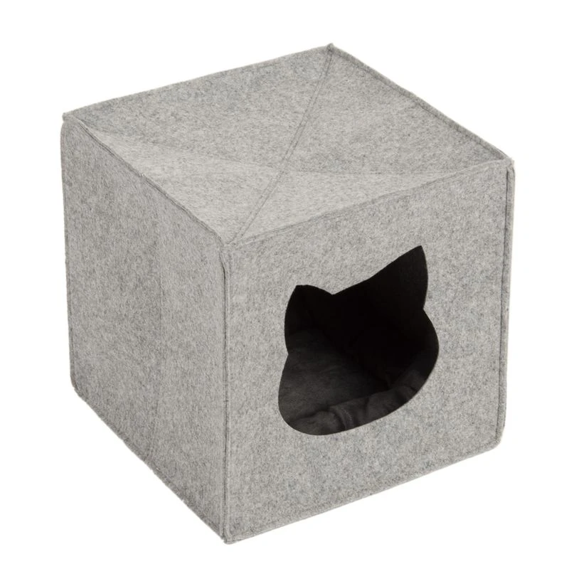 Felt Cat Den for Shelves 33 x 33 x 33 cm (L x W x H) Felt Cat Den For Shelves 33 X 33 X 33 Cm (L X W X H) -Zooplus Store 70615 pla katzenhoehle f regale aus filz fg 5216 7