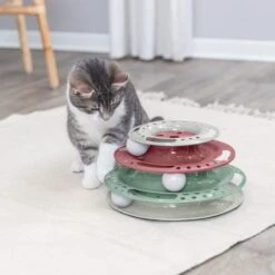 Trixie Plastic Play Tower 1 Toy -Zooplus Store 74838 trixie grau salbe altrosa hs 05 2