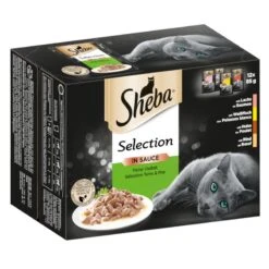 Sheba Pouches Select Slices In Gravy 48 X 85g Poultry Collection In Gravy 3 Sheba Pouches Select Slices In Gravy 48 X 85g Poultry Collection In Gravy -Zooplus Store 74934 pla sheba selection feine vielfalt 85g 4 5