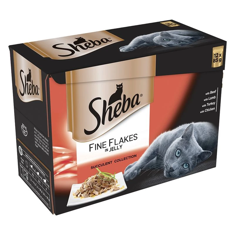 Sheba Pouches Select Slices in Gravy 48 x 85g Meat & Fish Collection in Gravy Sheba Pouches Select Slices In Gravy 48 X 85g Meat & Fish Collection In Gravy -Zooplus Store 75346 pla sheba megapack 12x85g collection 5 6