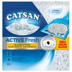 Catsan Active Fresh Clumping Litter 8l -Zooplus Store 78726 pla mars catsan active fresh klumpstreu 8l 7