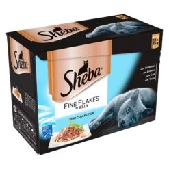 Sheba Pouches Fine Flakes 48 X 85g Poultry Collection In Jelly 8 Sheba Pouches Fine Flakes 48 X 85g Poultry Collection In Jelly -Zooplus Store 78902 pla marsuk sheba fishcollection gelee 12x85g 3