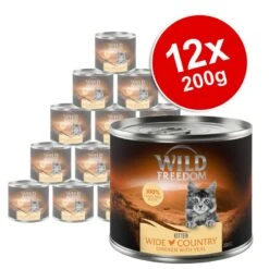 Wild Freedom Kitten Saver Pack 12 X 200g Mixed Pack (3 Varieties)