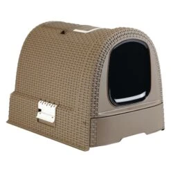 Eco-Friendly Curver Cat Litter Tray Mocha 4 Eco-Friendly Curver Cat Litter Tray Mocha -Zooplus Store 79714 pla karlie curver katzentoilette mokka 5 2
