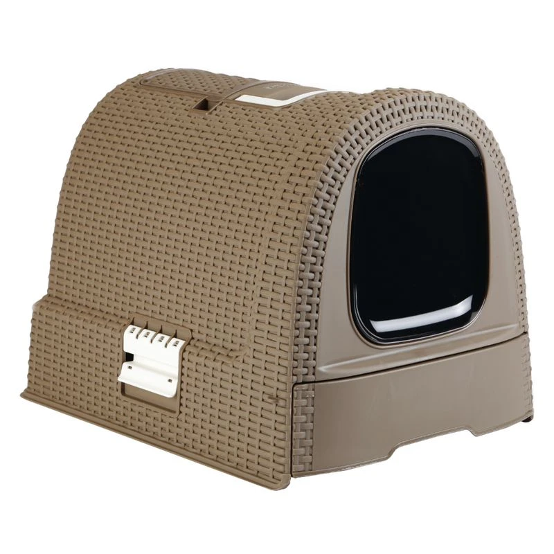 Eco-Friendly Curver Cat Litter Tray Mocha Eco-Friendly Curver Cat Litter Tray Mocha -Zooplus Store 79714 pla karlie curver katzentoilette mokka 5 2