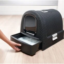 Eco-Friendly Curver Cat Litter Tray Misty Blue -Zooplus Store 79810 karlie curver katzentoillette anthrazit hs 02 4 1