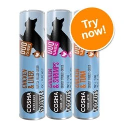 Cosma Snackies DUO 2 In 1 – Mixed Trial Pack 3 Flavours (77g)