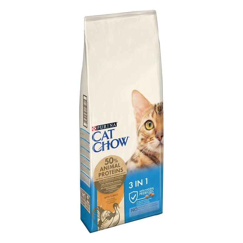 PURINA Cat Chow Special Care 3in1 with Turkey Economy package: 2 x 15 kg PURINA Cat Chow Special Care 3in1 With Turkey Economy Package: 2 X 15 Kg -Zooplus Store frontpack 2 3