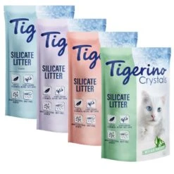 Tigerino Crystals Cat Litter Mixed Trial Pack 4 Varieties: Classic, Flower, Lavender & Aloe Vera (6 X 5l) 17 Tigerino Crystals Cat Litter Mixed Trial Pack 4 Varieties: Classic, Flower, Lavender & Aloe Vera (6 X 5l) -Zooplus Store mp tigerino crystals mixed pack 6x5l classic lavender flower power aloe vera 8