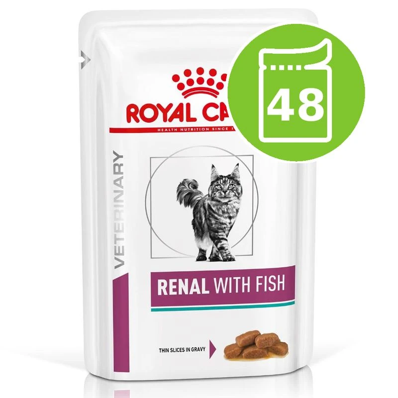 Royal Canin Veterinary Saver Pack 48 x 85g/100g Renal with Fish (48 x 85g) Royal Canin Veterinary Saver Pack 48 X 85g/100g Renal With Fish (48 X 85g) -Zooplus Store pouches x 1000x1000 xcf 3 1