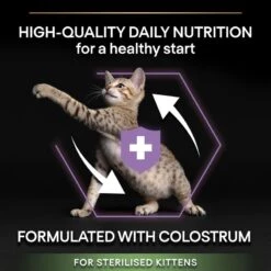 PURINA PRO PLAN Sterilised Kitten Healthy Start Salmon 10 Kg -Zooplus Store pu pro plan cat dry sterilised healthy start benefit 1 9 1