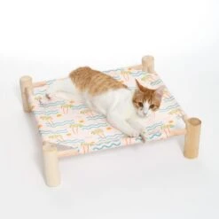 TIAKI Island Life Cat Bed 50 X 50 X 13 Cm (L X W X H) 2 TIAKI Island Life Cat Bed 50 X 50 X 13 Cm (L X W X H) -Zooplus Store tiaki island bed cat fg 1446 5