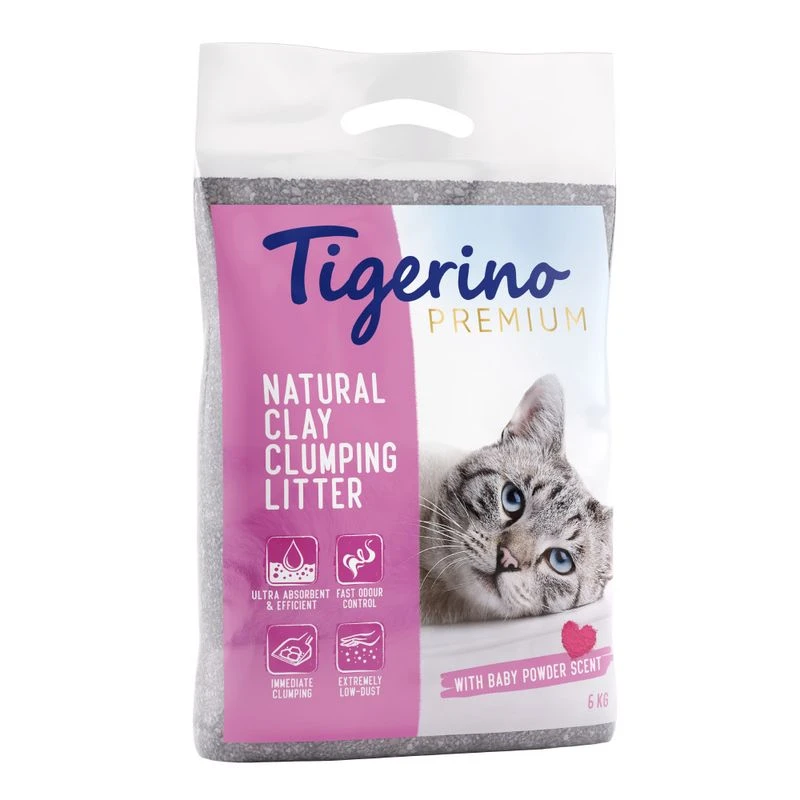 Tigerino Premium Cat Litter Trial Pack Sensitive - Unscented (6kg) Tigerino Premium Cat Litter Trial Pack Sensitive - Unscented (6kg) -Zooplus Store