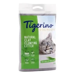 Tigerino Premium Cat Litter – Fresh Cut Grass Economy Pack: 2 X 12kg